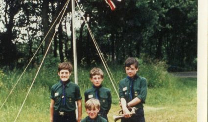 Scouts camp in France